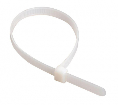 Хомут кабельный ХМ 7.5х300 бел. многоразовый (уп.100шт) IEK UHH50-7-300-100 Хомут кабельный ХМ 7.5х300 бел. многоразовый (уп.100шт) IEK UHH50-7-300-100