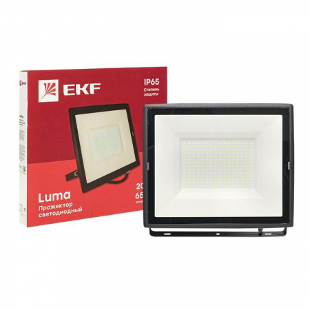 Прожектор светодиодный СДО-3008 200Вт 6500К IP65 Basic EKF FLL-3008-200-6500 Прожектор светодиодный СДО-3008 200Вт 6500К IP65 Basic EKF FLL-3008-200-6500