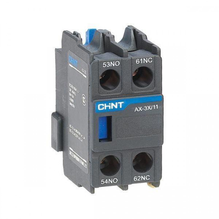 Приставка доп. контакты AX-3M/31 к контактору NXC-06M~12M CHINT 925185 Приставка доп. контакты AX-3M/31 к контактору NXC-06M~12M CHINT 925185