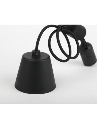 Патрон пластиковый Е27 с подвесом черн. Эра Б0048039 Патрон пластиковый Е27 с подвесом черн. Эра Б0048039