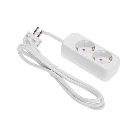 Удлинитель 2х1.5м с заземл. STANDARD 3х1кв.мм бел. Rexant 13-4003 Удлинитель 2х1.5м с заземл. STANDARD 3х1кв.мм бел. Rexant 13-4003