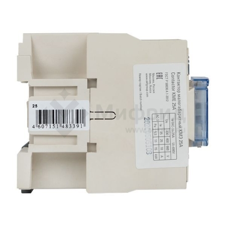 Контактор КМЭ-2 25А кат. 400В AC 1НО EKF ctr-s-25-380