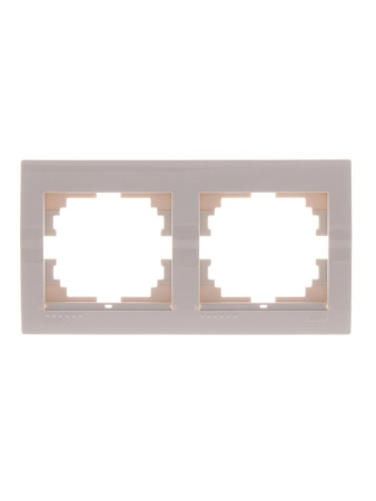 Рамка 2-м Deriy горизонт. крем. LEZARD 702-0300-147 Рамка 2-м Deriy горизонт. крем. LEZARD 702-0300-147