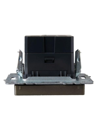 Розетка BRITE USB A+A 3.1А РЮ10-1-БрШ механизм шампань IEK BR-U21-D31-K37