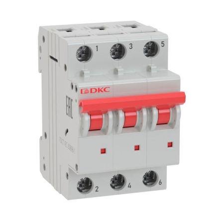 Выключатель автоматический модульный 3п C 2А 6кА MD63 YON MD63-3C2-6 Выключатель автоматический модульный 3п C 2А 6кА MD63 YON MD63-3C2-6