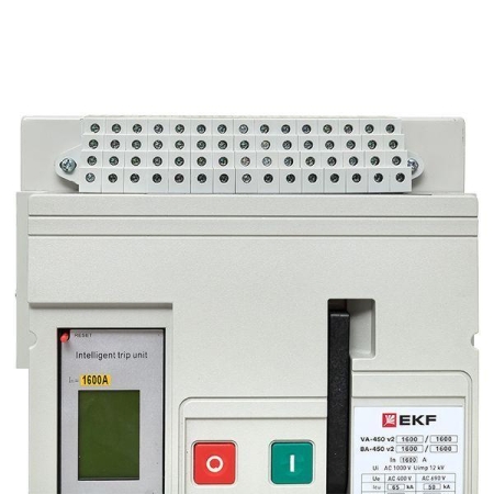 Выключатель автоматический 3п 1600/1600А 65кА ВА-450 стац. v2 EKF mccb450-1600-1600-v2 Выключатель автоматический 3п 1600/1600А 65кА ВА-450 стац. v2 EKF mccb450-1600-1600-v2