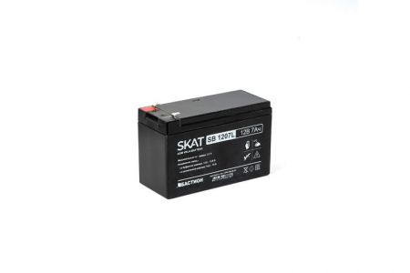 Аккумулятор 12В 7А.ч макс. ток заряда 2.1А SKAT SB 1207L Бастион 2534 Аккумулятор 12В 7А.ч макс. ток заряда 2.1А SKAT SB 1207L Бастион 2534
