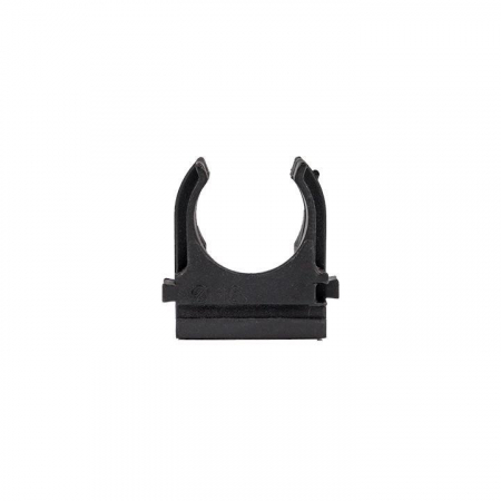 Держатель для труб (клипса) d16мм черн. (уп.10шт) Plast EKF derj-z-16b