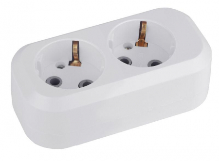 Колодка удлинителя 2-м с заземл. KX-2e Эра Б0028339 Колодка удлинителя 2-м с заземл. KX-2e Эра Б0028339