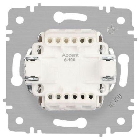 Выключатель 3-кл. СП Accent 6-106-11 10А IP20 250В AL/CU сосна Intro Б0063552