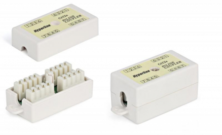Адаптер проходной (coupler) CA-IDC-C5e-WH Dual IDC кат.5e 4 пары Hyperline 23533 Адаптер проходной (coupler) CA-IDC-C5e-WH Dual IDC кат.5e 4 пары Hyperline 23533