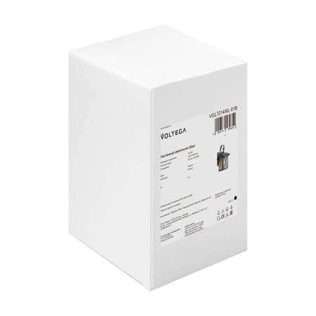 Светильник Gabi 1х40Вт E27 IP44 бра настен. Voltega VGL7214WL-01B