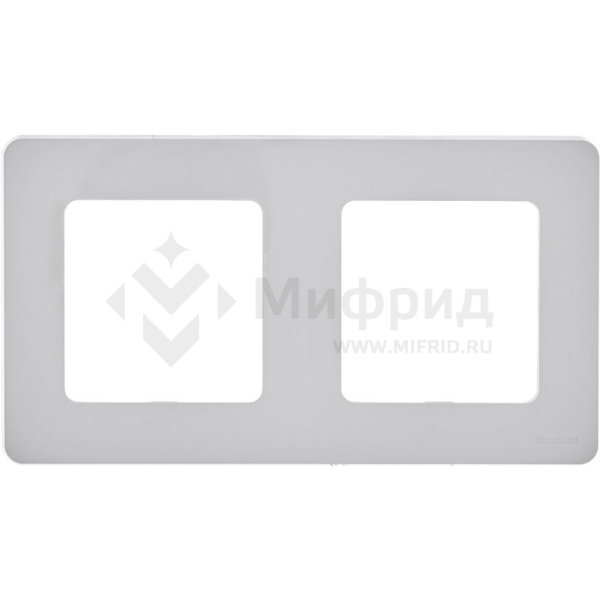 Рамка 2-м СП Inspiria IP20 бел. IEK 673940