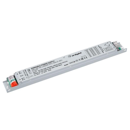 Блок питания ARJ-SP-90-LINEAR-PFC-DALI2-ADJ 90Вт 80-300В 0.3-0.7А IP20 металл Arlight 035536 Блок питания ARJ-SP-90-LINEAR-PFC-DALI2-ADJ 90Вт 80-300В 0.3-0.7А IP20 металл Arlight 035536