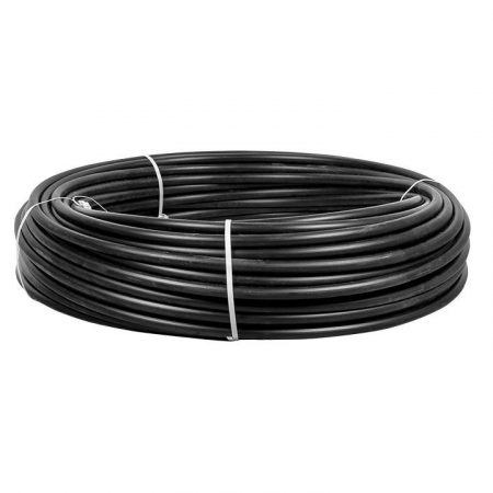 Труба гладкая ПНД жесткая d20мм черн. (уп.100м) PROxima EKF tpndg-20