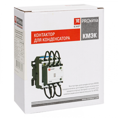 Контактор для конденсатора КМЭК 12,5квар 230В 1NО+1NC EKF PROxima