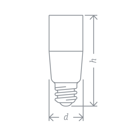 Лампа светодиодная 61 465 NLL-T39-10-230-2.7K-E27 10Вт линейная матовая 2700К тепл. бел. E27 750лм 176-264В Navigator 61465
