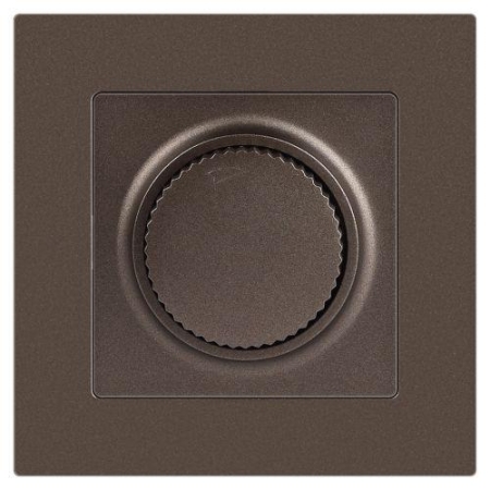 Светорегулятор поворотный СП Accent 6-401-08 600Вт 230В IP20 бронза Intro Б0063684