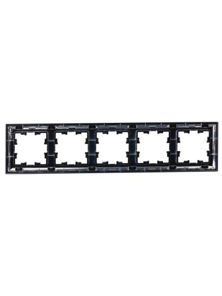 Рамка 5-м BRITE РУ-5-Бр хром/черн. IEK BR-M52-12-2-K23 Рамка 5-м BRITE РУ-5-Бр хром/черн. IEK BR-M52-12-2-K23