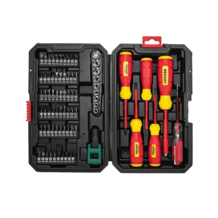 Набор отверток диэлектрических 76 предметов Rexant 12-4771-3 Набор отверток диэлектрических 76 предметов Rexant 12-4771-3