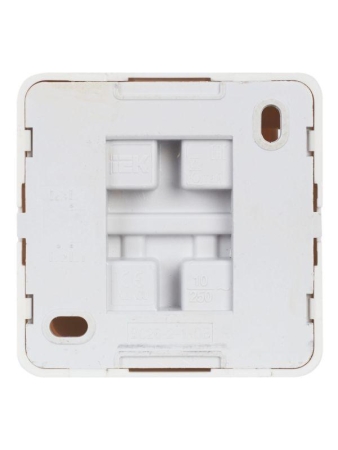 Выключатель 2-кл. ОП Октава 10А IP20 ВС20-2-1-ОБ с индикацией бел. GENERICA EVO21-K01-10-DC