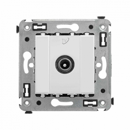 Розетка телевизионная проходная TV СП Avanti "Белое облако" DKC 4400513 Розетка телевизионная проходная TV СП Avanti "Белое облако" DKC 4400513