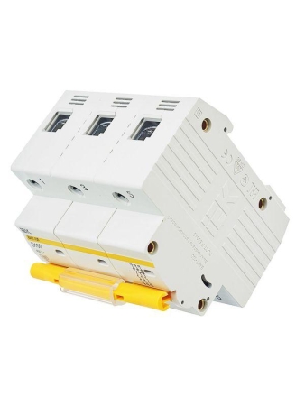 Выключатель автоматический модульный 3п D 100А 10кА ВА47-100 KARAT IEK MVA40-3-100-D Выключатель автоматический модульный 3п D 100А 10кА ВА47-100 KARAT IEK MVA40-3-100-D