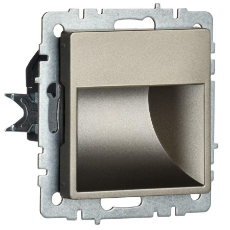 Подсветка светодиодная BRITE встраив. ПЛ20-БрШ механизм шампань IEK BR-FL20-K37 Подсветка светодиодная BRITE встраив. ПЛ20-БрШ механизм шампань IEK BR-FL20-K37