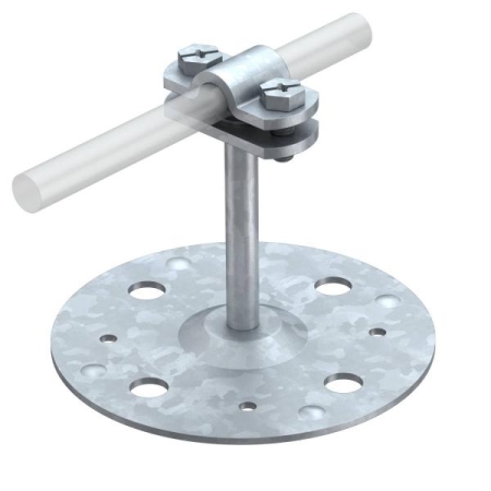 Держатель проволоки d8-10мм для плоской кровли Тип:165 B 100 OBO 5218829 Держатель проволоки d8-10мм для плоской кровли Тип:165 B 100 OBO 5218829