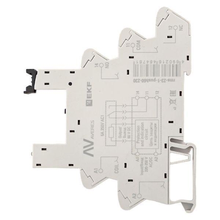 Разъем для реле РM slim 23/1 Push-in 230VАС/60VDC AVERES EKF rms-23-1-push60-230 Разъем для реле РM slim 23/1 Push-in 230VАС/60VDC AVERES EKF rms-23-1-push60-230