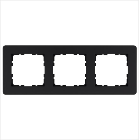 Рамка 3-м G-Flex черн. матов. soft touch Jasmart G1103PB Рамка 3-м G-Flex черн. матов. soft touch Jasmart G1103PB