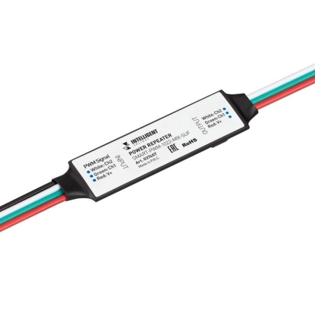 Усилитель SMART-PWM-1022-MIX-SUF (12-24В 2х2.5А) (IP20 пластик) INTELLIGENT ARLIGHT 037407 Усилитель SMART-PWM-1022-MIX-SUF (12-24В 2х2.5А) (IP20 пластик) INTELLIGENT ARLIGHT 037407
