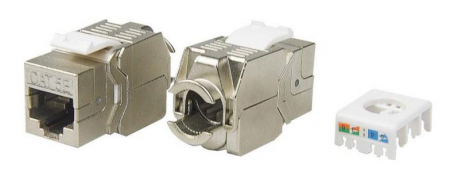 Вставка Keystone Jack RJ-45(8P8C) кат. 5e экранир. 180град. Toolless KJ8-8P8C-C5e-180-TLS-SH-F-WH бел. Hyperline 426191 Вставка Keystone Jack RJ-45(8P8C) кат. 5e экранир. 180град. Toolless KJ8-8P8C-C5e-180-TLS-SH-F-WH бел. Hyperline 426191