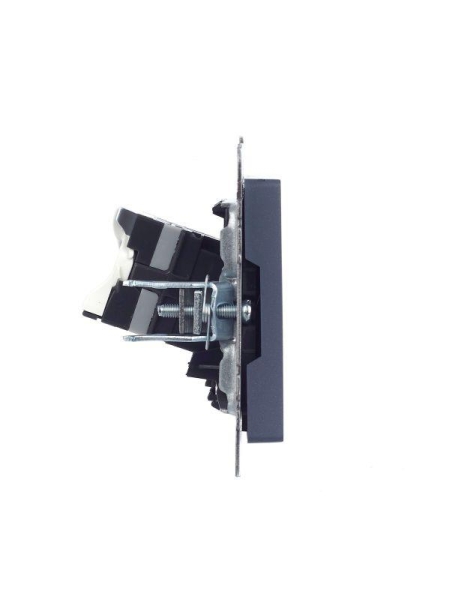 Розетка компьютерная СП RJ45 кат.5E BRITE РК10-БрМ механизм маренго IEK BR-K10-1-K35 Розетка компьютерная СП RJ45 кат.5E BRITE РК10-БрМ механизм маренго IEK BR-K10-1-K35