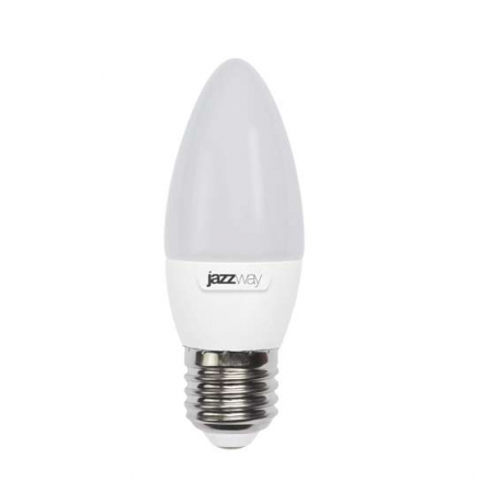 Лампа светодиодная PLED-SP 7Вт C37 свеча 5000К холод. бел. E27 560лм 230В JazzWay 1027849-2 Лампа светодиодная PLED-SP 7Вт C37 свеча 5000К холод. бел. E27 560лм 230В JazzWay 1027849-2