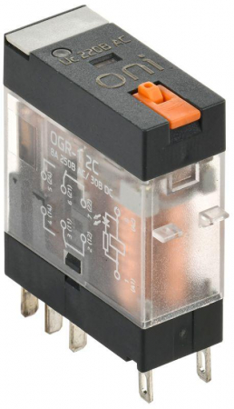 Реле общего назначения OGR-1 2C 220В AC с LED и тест. кнопкой ONI OGR-1-2C-AC220V-L-B Реле общего назначения OGR-1 2C 220В AC с LED и тест. кнопкой ONI OGR-1-2C-AC220V-L-B