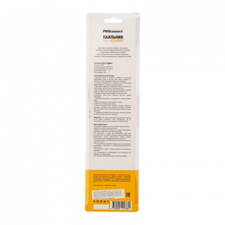 Паяльник с керам. нагревателем долговечное жало 220В/100Вт PROCONNECT 12-0126-4