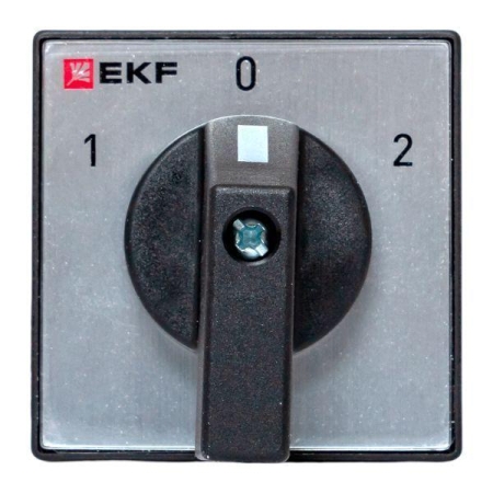 Переключатель кулачковый ПК-1-22 2п 10А "1-0-2" IP65 EKF pk-1-22-10-65 Переключатель кулачковый ПК-1-22 2п 10А "1-0-2" IP65 EKF pk-1-22-10-65