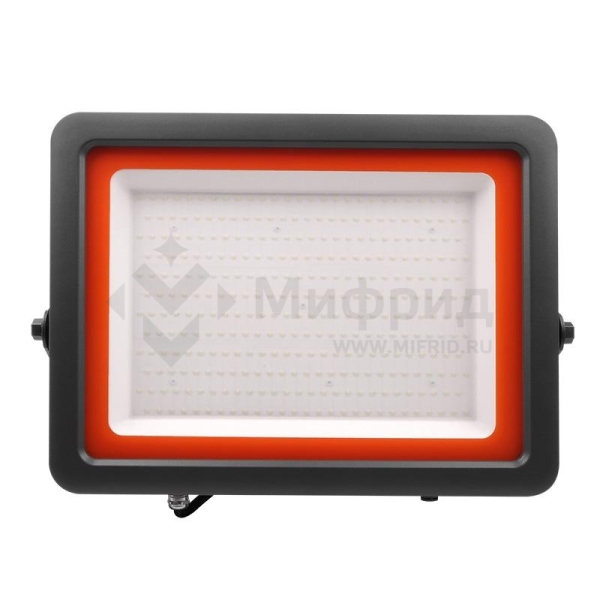 Прожектор светодиодный PFL-S2 300Вт 6500К IP65 220–240В ДО с клапаном закален. матов. стекло сер. JazzWay 5007963D