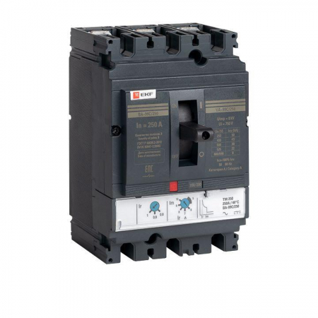 Выключатель автоматический 3п 250/250А 45кА ВА-99C Compact NS PROxima EKF mccb99C-250-250 Выключатель автоматический 3п 250/250А 45кА ВА-99C Compact NS PROxima EKF mccb99C-250-250