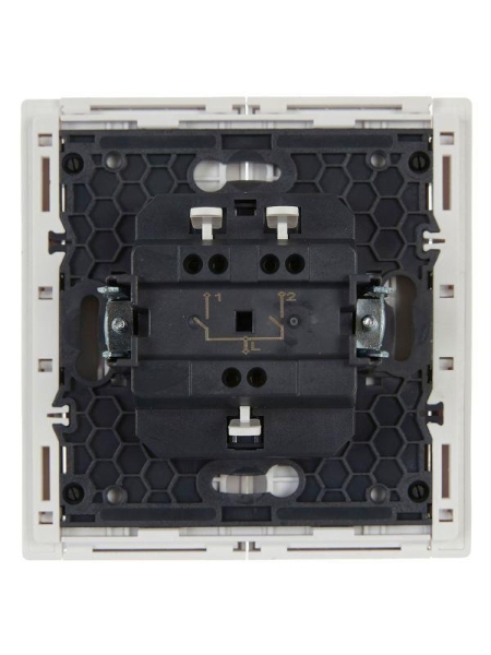 Выключатель 2-кл. СП FORTE&PIANO 10А FP205 бел. IEK FP-V20-0-10-1-K01