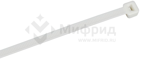 Хомут 4.8х200мм P6.6 самозатухающий бел. (уп.100шт) IEK UHH90-D048-200-100-K01