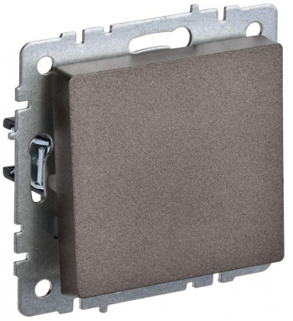 Выключатель 1-кл. СП BRITE ВС10-1-0-БрТБ 10А механизм бронза IEK BR-V10-0-10-K45 Выключатель 1-кл. СП BRITE ВС10-1-0-БрТБ 10А механизм бронза IEK BR-V10-0-10-K45
