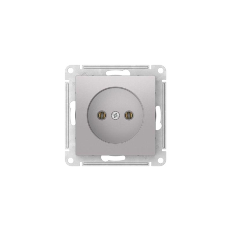 Розетка AtlasDesign 16А без заземл. без шторок быстрозажим. клем. механизм алюм. SE ATN000341S Розетка AtlasDesign 16А без заземл. без шторок быстрозажим. клем. механизм алюм. SE ATN000341S