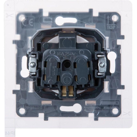 Розетка 1-м Etika 16А IP44 250В с заземл. защ. шторки с крышкой безвинтов. зажимы бел. IEK 672226 Розетка 1-м Etika 16А IP44 250В с заземл. защ. шторки с крышкой безвинтов. зажимы бел. IEK 672226