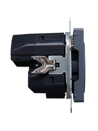 Розетка BRITE РЮш10-1-БрМ 16А с USB A+A 2.1А с заземл. защ. шторки механизм маренго IEK BR-R14-16-U21-D21-K35 Розетка BRITE РЮш10-1-БрМ 16А с USB A+A 2.1А с заземл. защ. шторки механизм маренго IEK BR-R14-16-U21-D21-K35