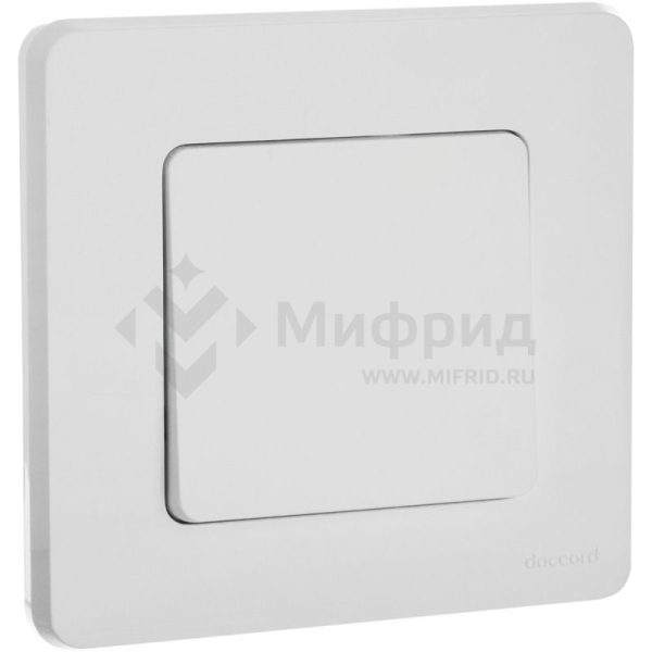 Переключатель 1-кл. 1п 1мод. СП Inspiria 10А IP44 250В 10AX механизм бел. IEK 673670