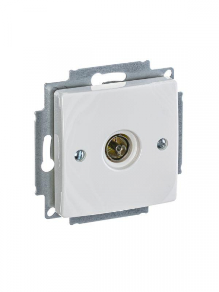 Розетка телевизионная одиночная TV Basic механизм альп. бел. ABB 2CKA001724A4276 Розетка телевизионная одиночная TV Basic механизм альп. бел. ABB 2CKA001724A4276