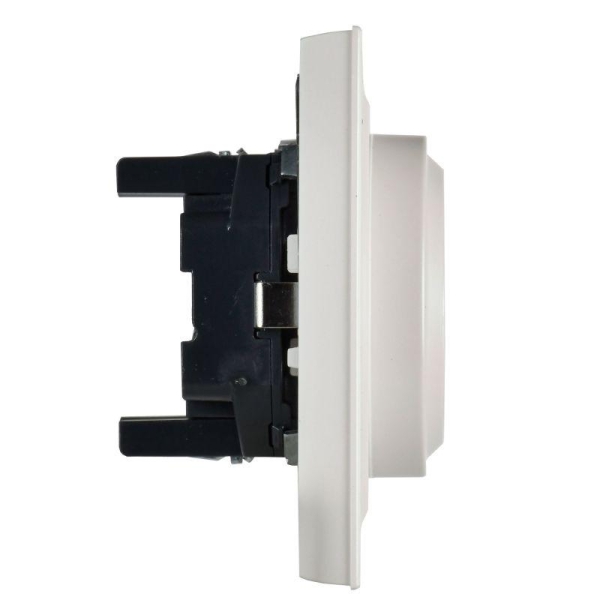 Розетка 2-м СП BRITE РС12-3-БрЖ 16А в сборе с заземл. без защ. шторок жемчуж. IEK BR-R21-16-K36-F