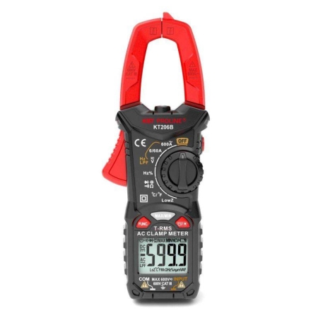 Клещи токовые цифровые "PROLINE" KT 206B КВТ 79130 Клещи токовые цифровые "PROLINE" KT 206B КВТ 79130